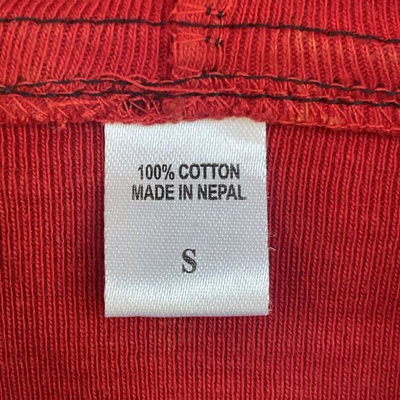 Patchwork Boho Jacket Womens Small Hippie Embroidered Full Zip Hoodie Multicolor - Picture 4 of 8